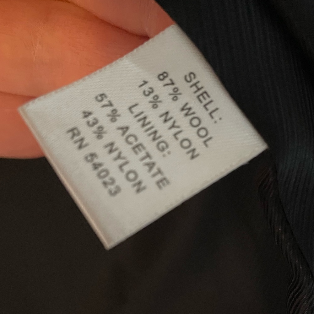 Grey Wool Button Down Jacket With Belt - image 4